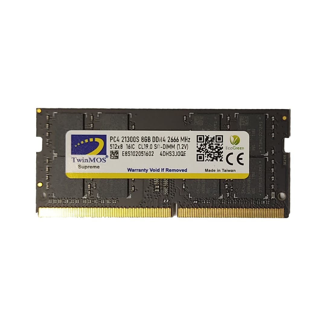 رم لپ تاپ DDR4 تک کاناله 2666 مگاهرتز CL19 تویین موس ظرفیت 8 گیگابایت