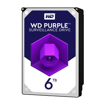هارددیسک اینترنال وسترن دیجیتال رنگ بنفش با ظرفیت 6 ترابایت (WD Purple 6TB)