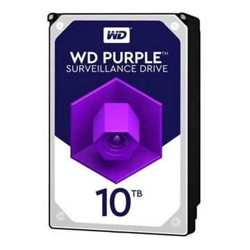 هارددیسک اینترنال وسترن دیجیتال رنگ بنفش با ظرفیت 10 ترابایت (WD Purple 10TB)
