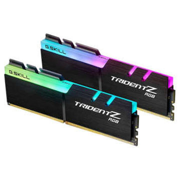 رم دسکتاپ DDR4 دو کاناله 3200 مگاهرتز CL16 جی اسکیل سری TRIDENT Z RGB ظرفیت 32 گیگابایت بسته دو عددی